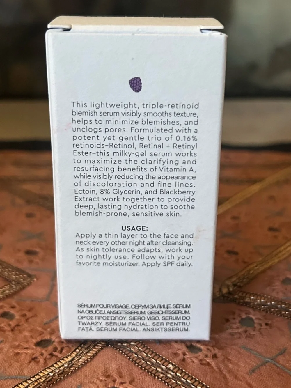 Glow Recipe Blackberry Retinol Blemish Serum